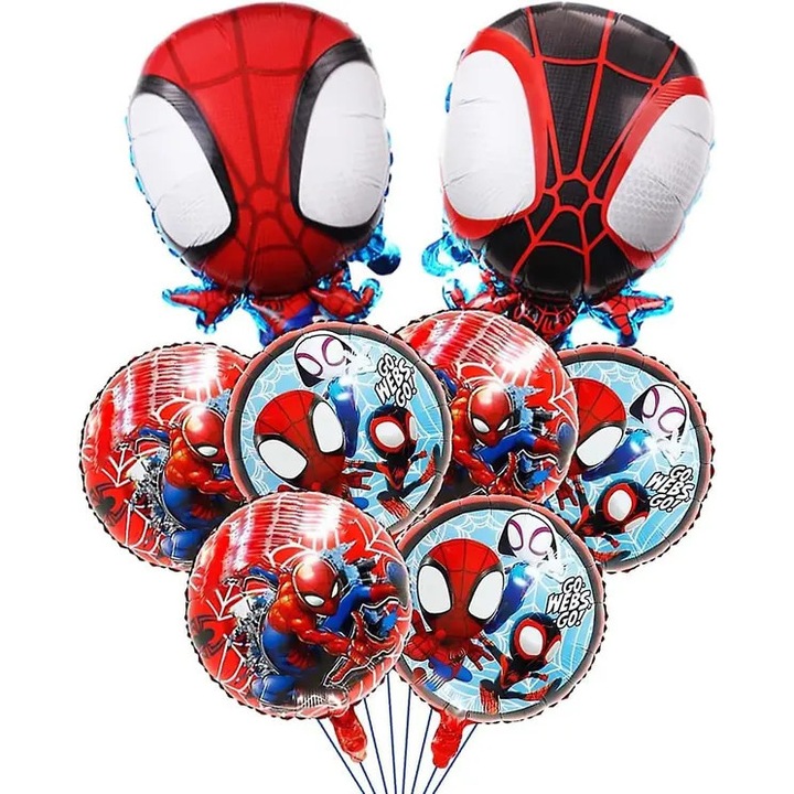Комплект фолиеви балони Spidey 63x45cm многоцветни декорация за парти