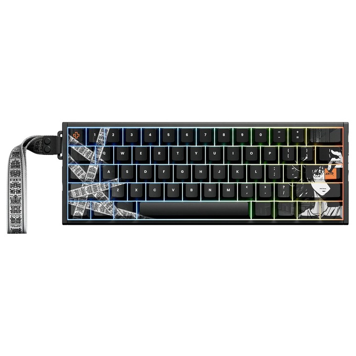 QK61 HE-AL Shadow Механична Клавиатура Алуминий Gaming – Hall Effect, Rapid Trigger, RGB, Snap Tap, Магнитни Суичове