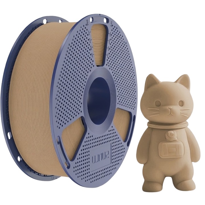 Filament, Sunlu PLA Matte, 1kg, Tölgy, 3D nyomtatóhoz