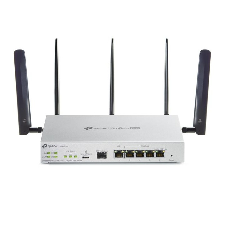 Omada Pro 4G+ Cat6 AX3000 Gigabit VPN Ro