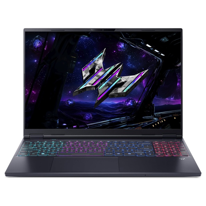 Acer Predator Helios Neo 16 AI laptop, NH.U3UEX.001, 16", Intel Core Ultra 9 386H (16-magos), NVIDIA GeForce RTX 5060 (8GB GDDR7), 16GB 6400MHz (1x16GB) DDR5, Fekete