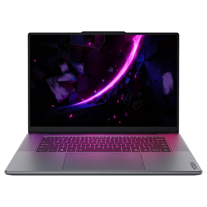 Лаптоп Lenovo Yoga Pro 9 16IPH11, 83SF000EBM.2TBSSD, 16", Intel Core Ultra 9 386H (16-ядрен), NVIDIA GeForce RTX 5070 (12GB GDDR7), 64GB 7467MHz LPDDR5x, Сив