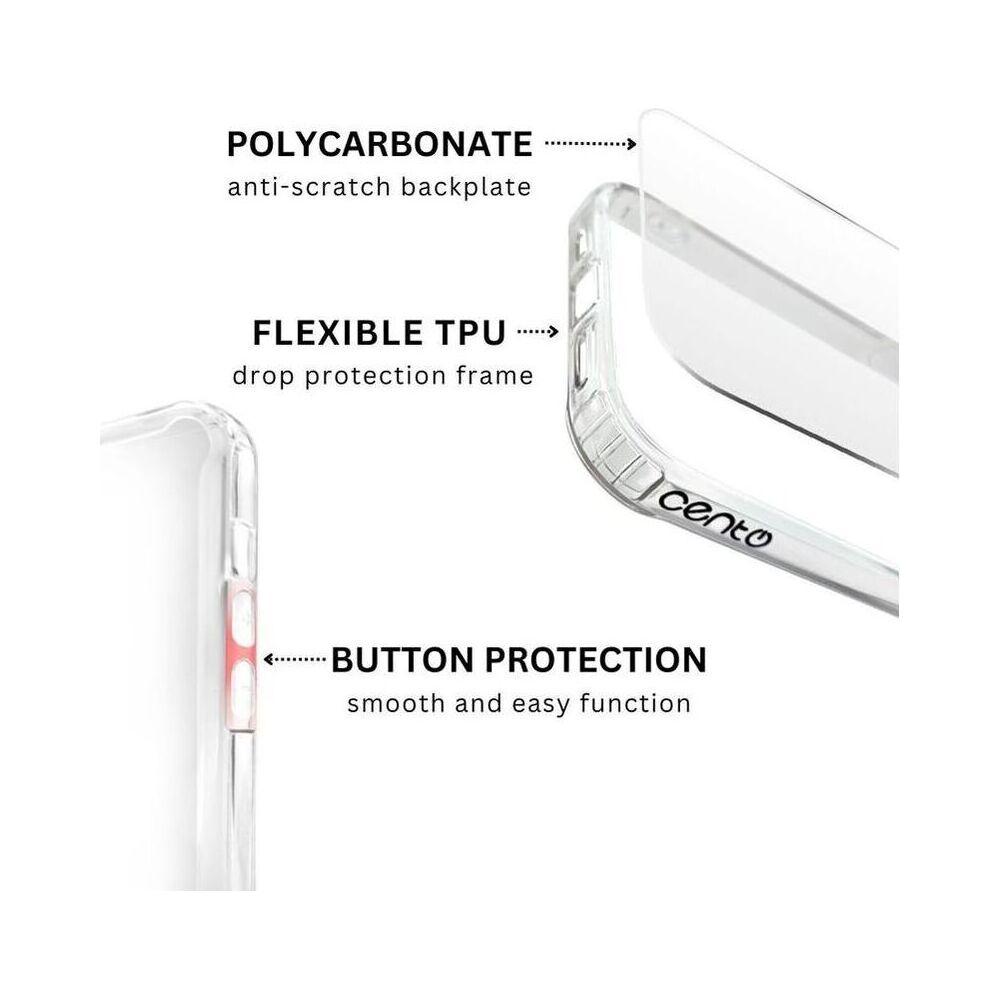 Husa de protectie CENTO Como compatibila cu Honor 600 Lite, Transparent, Silicon Premium, Slim, colturi intarite, Anti zgarieturi, Anti soc, cu margini ridicate pentru protectia ecranului si a camerei
