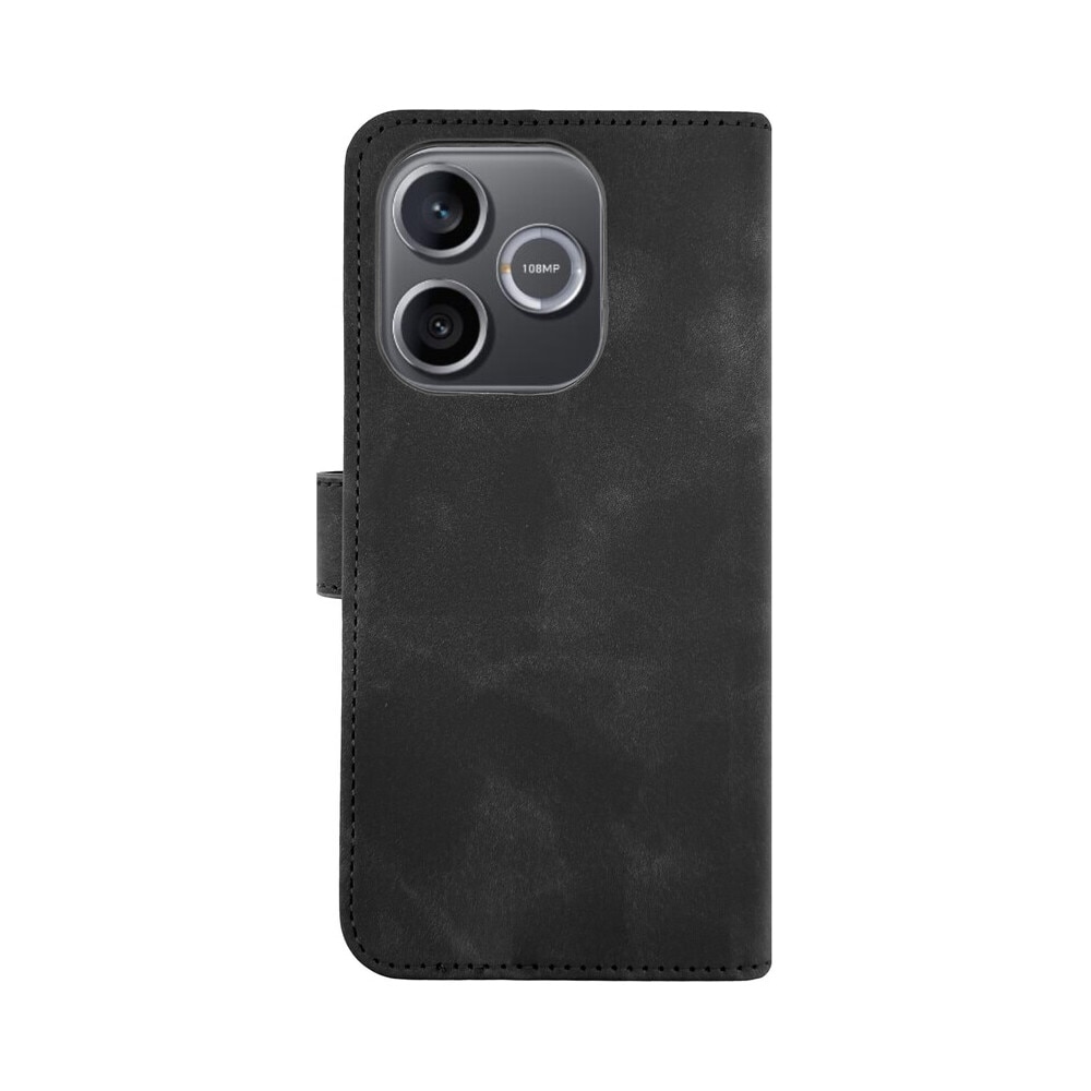 Husa de protectie tip carte CENTO Lima compatibila cu Honor 600 Lite, Negru, Premium, Piele ecologica, Inchidere magnetica, Protectie Sporita, Anti soc, Anti zgarieturi, Functie de stand
