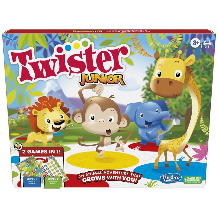Joc twister junior 2in1 in limba engleza