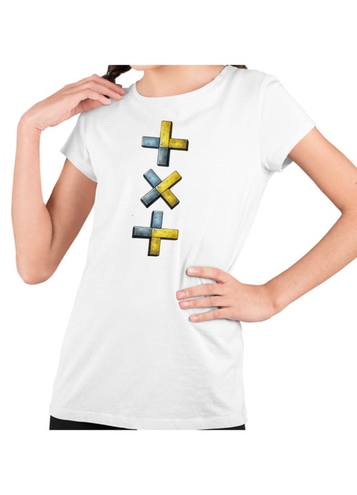 Gyerek Lány Póló Tomorrow X Together Vibe Kpop Merch, Fehér