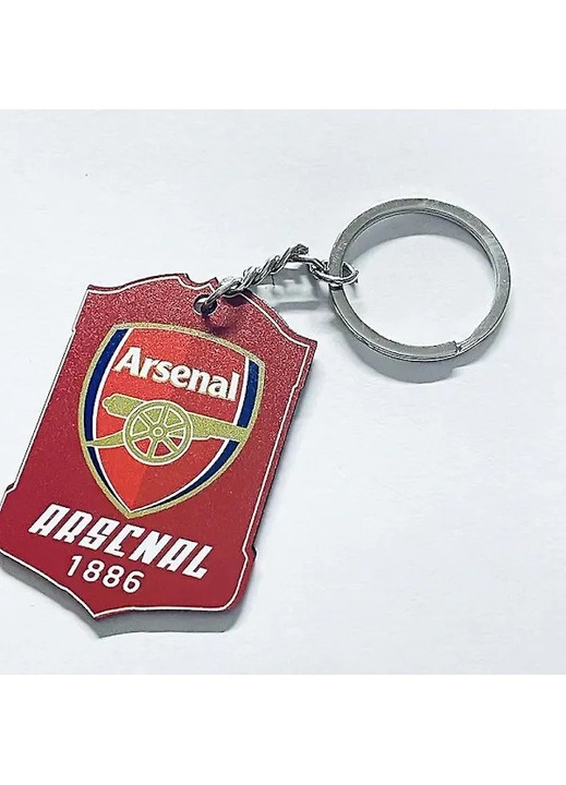 Arsenal focilabda akril kulcstartó, többszínű
