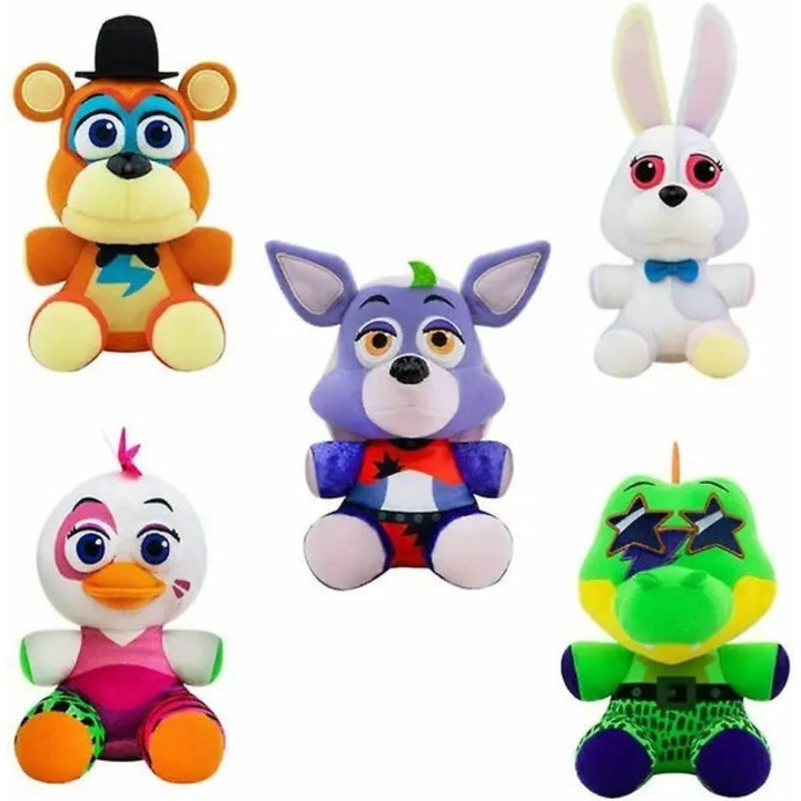 Plus Five Nights at Freddy's Security Breach Montgomery Gator, plus moale umplut cu PP, verde, 18 cm