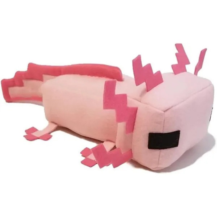 Jucarie de plus Axolotl, roz, 30cm, moale si confortabila