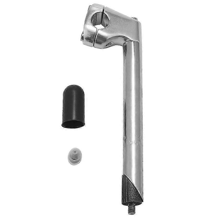 Pipa ghidon bicicleta 22.2mm aluminiu argintiu 22x4cm