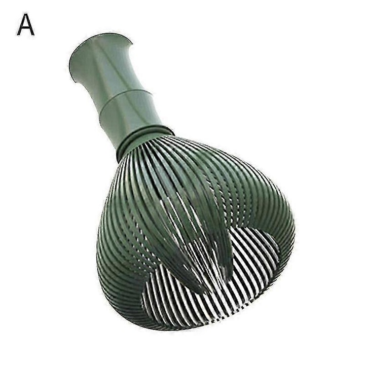 Mixer matcha, 12x6x6cm, verde-galben-negru, ergonomic, inox