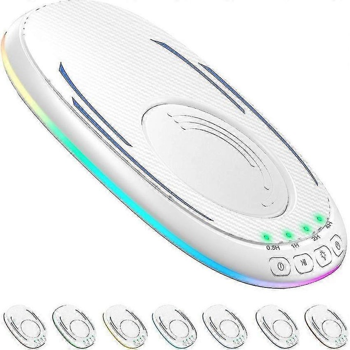 Mouse Mover USB Type-C, temporizator, iluminare LED, negru 9.3x12.4x1.7cm