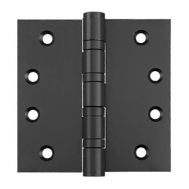 Balamale usa, 4 inch, otel inoxidabil, rulmenti, negru, 10x10cm, set 3 bucati