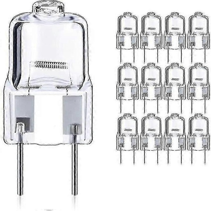 Халогенна димируема крушка 50W G6.35 T4 топло бяла 13.2x42mm комплект 12 бр.