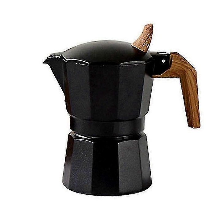 Moka eszpresszó kávéfőző dupla szeleppel, 150ml, fehér alumínium