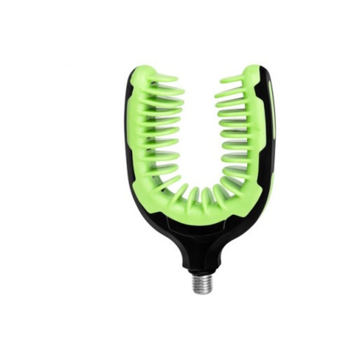 Suport lanseta feeder spate Gonefishing® 27588-2, 10 x 6.5 cm, negru/verde, material TPR