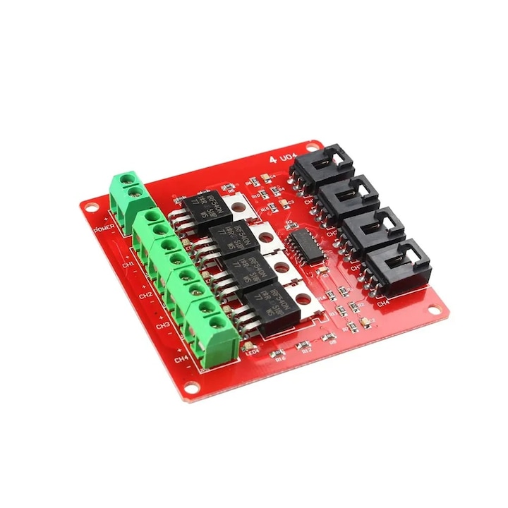 IRF540 Mosfet Modul 4 Csatornás