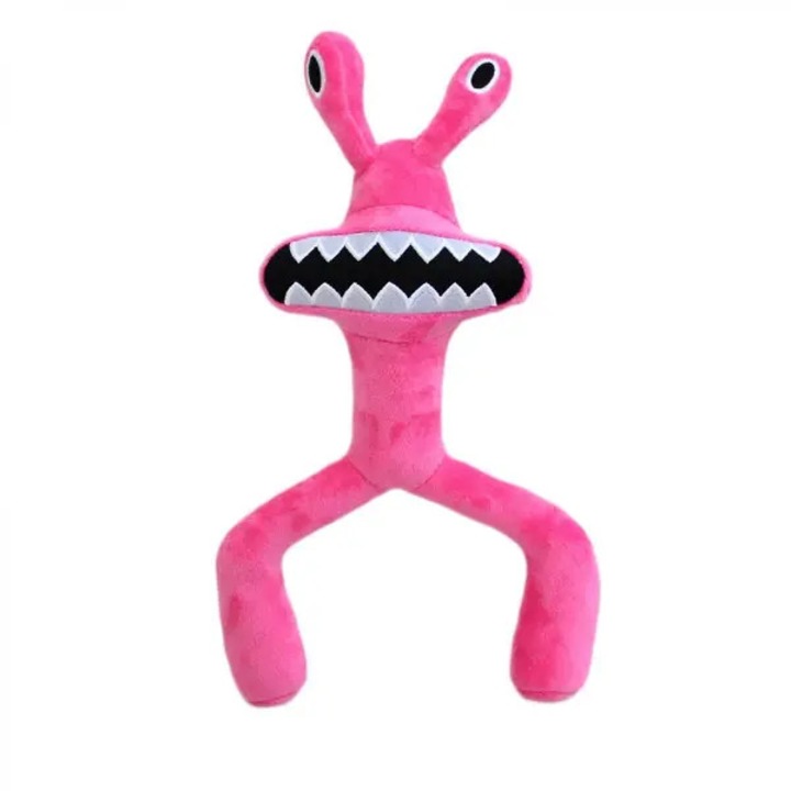 Плюшена играчка Rainbow Friends, розова, 30x12см