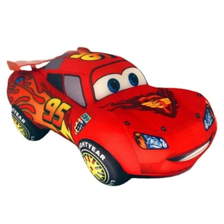 Párna plüss Villám McQueen 25x25cm többszínű