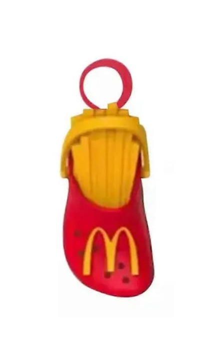 Комплект мини ключодържатели McDonald's, 10 модела, многоцветен, 5x3см