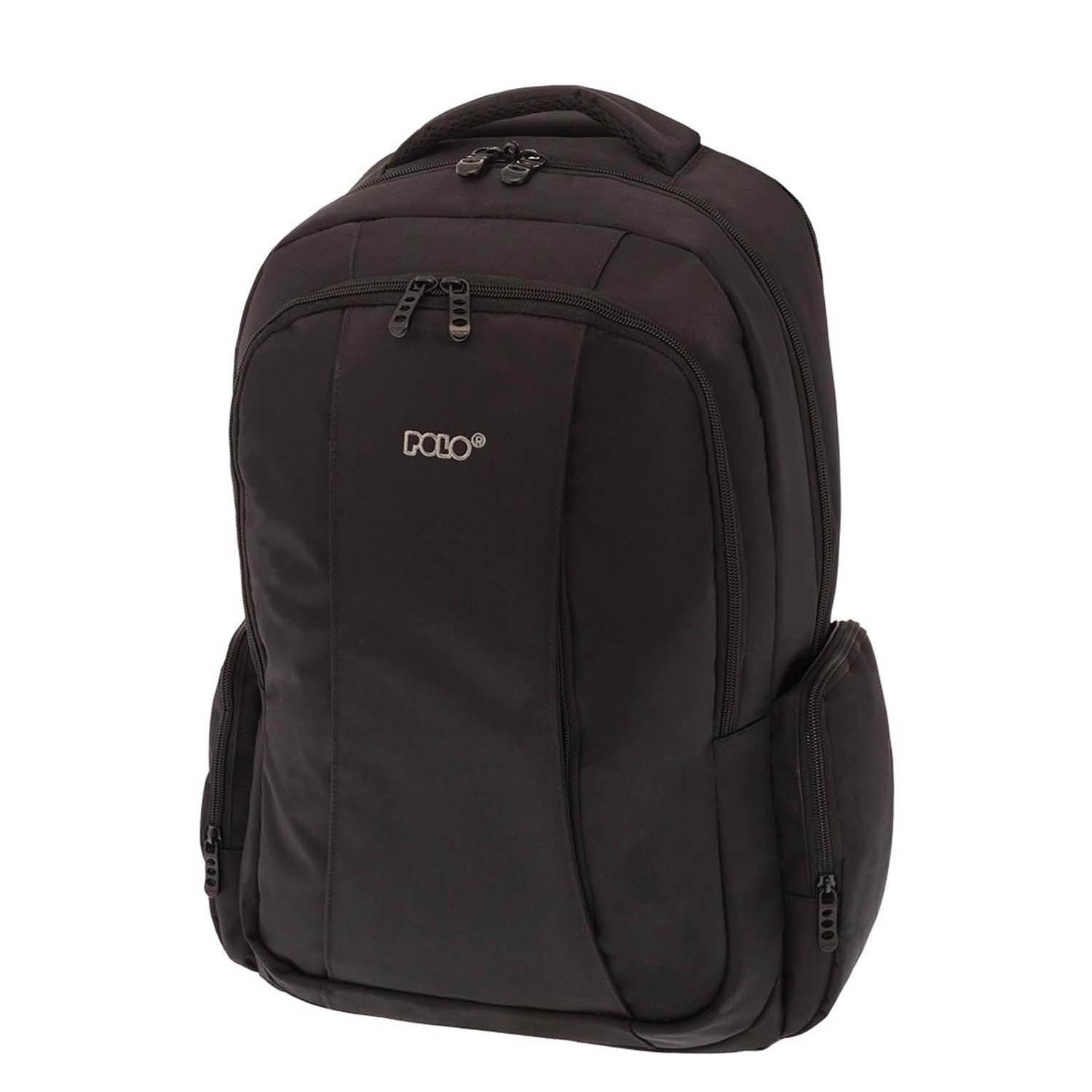 Rucsac laptop POLO Charger, 25L, portocaliu-galben, 50x32x18cm