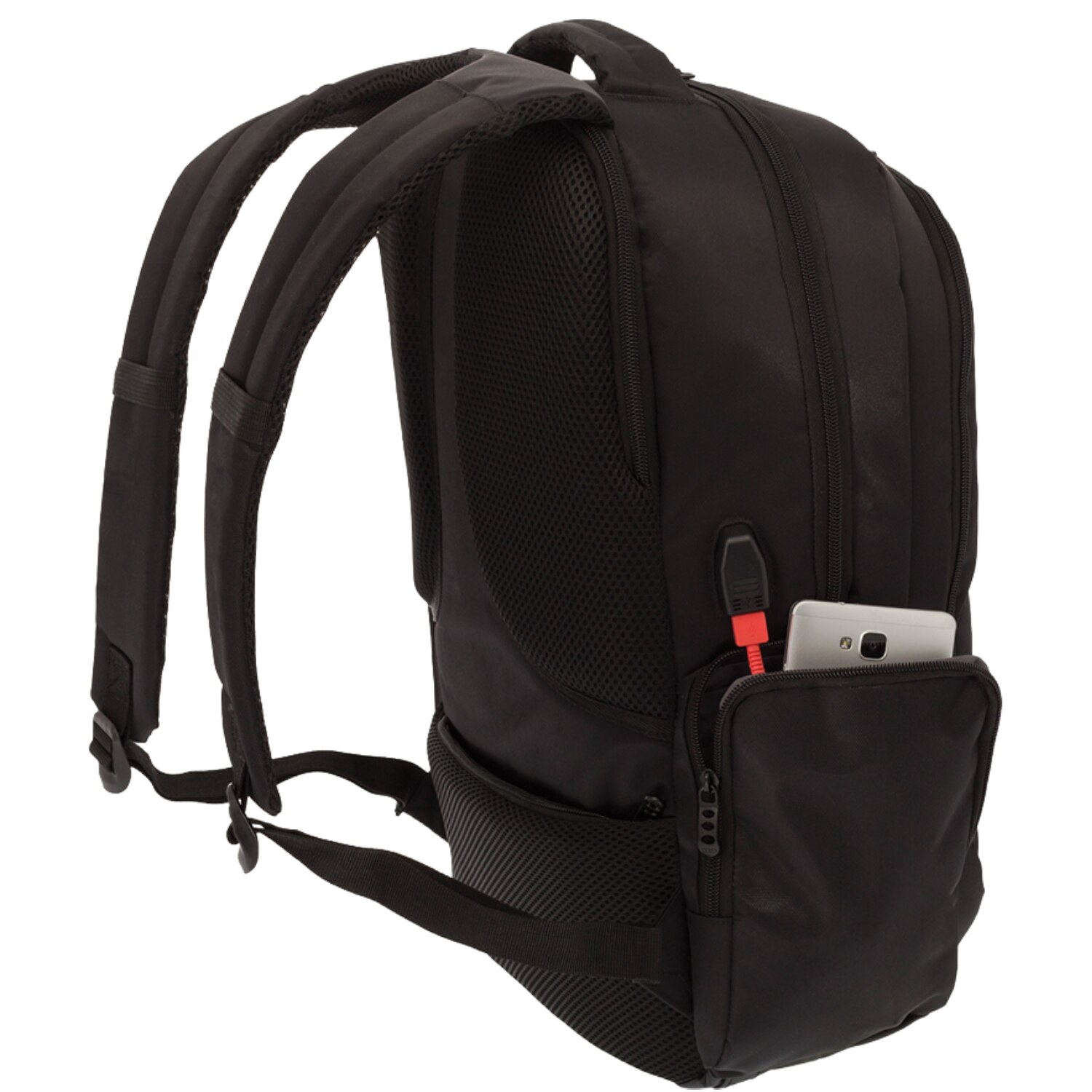 Rucsac laptop POLO Charger, 25L, portocaliu-galben, 50x32x18cm