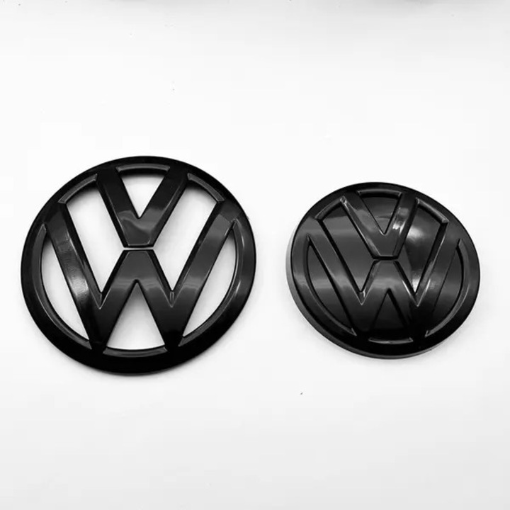 2 db logó szett autóhoz, első-hátsó, Volkswagen Golf 7, fekete