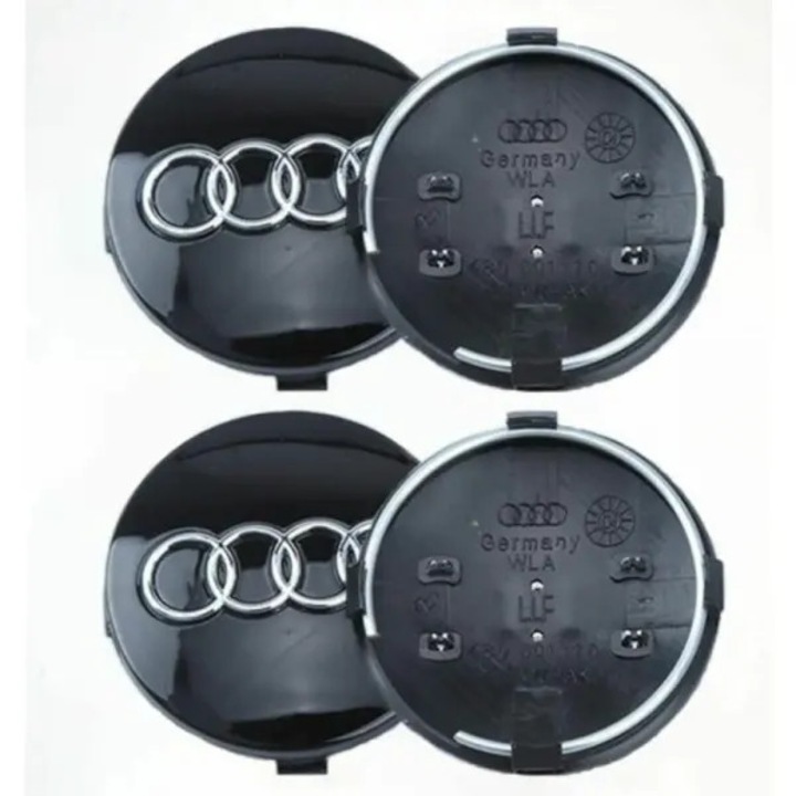 4 db keréktárcsa dísztárcsa készlet, 69mm, ABS, szürke