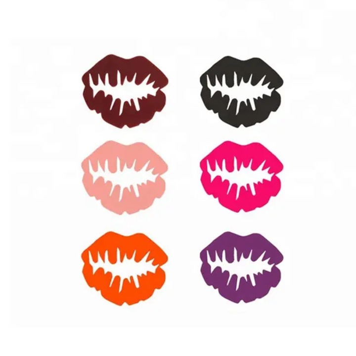 Set 6 markere pahare vin din silicon multicolor