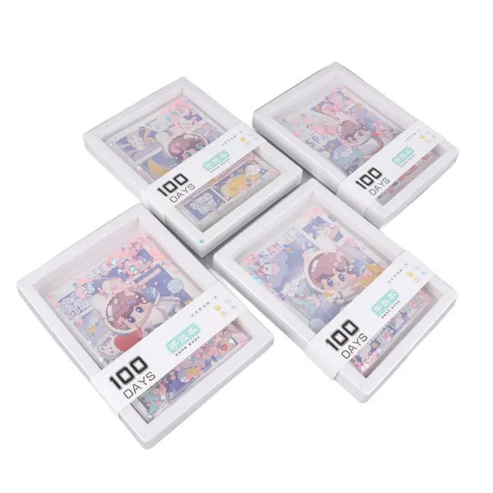 Set 4 caiete, monstru dragut, pagini groase, format mediu, multicolor, 21x15cm