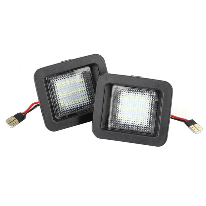 LED rendszámtábla lámpa 18x3528-SMD 3W, fekete, Ford F150 2015+