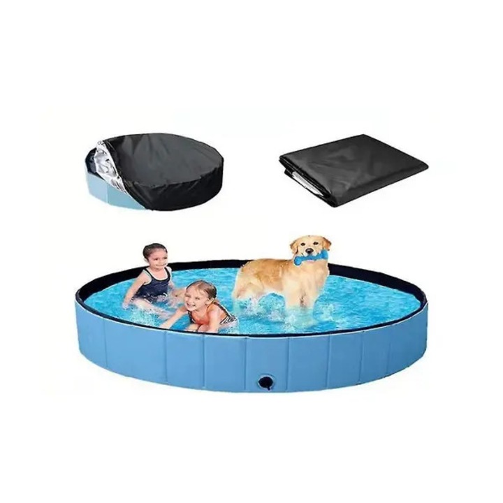 Acoperis piscina rotund, 6ft, negru, material Oxford, set 1 bucata