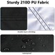 Husa pentru piscina dreptunghiulara 220x150cm negru rezistenta UV impermeabila