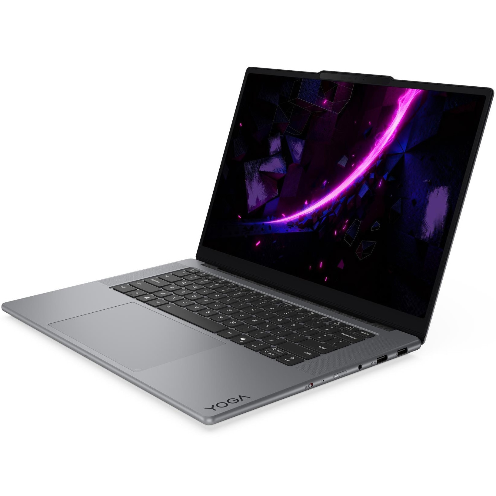 Laptop Lenovo Yoga Pro 7 15IPH11 cu procesor Intel Core™ Ultra 7 356H pana la 4.7GHz, 15.3" 2.5K WQXGA, OLED, 32GB LPDDR5x, 1TB SSD, NVIDIA GeForce RTX™ 5050 8GB GDDR7, Windows 11 Home, Luna Grey, 3Y Premium Care
