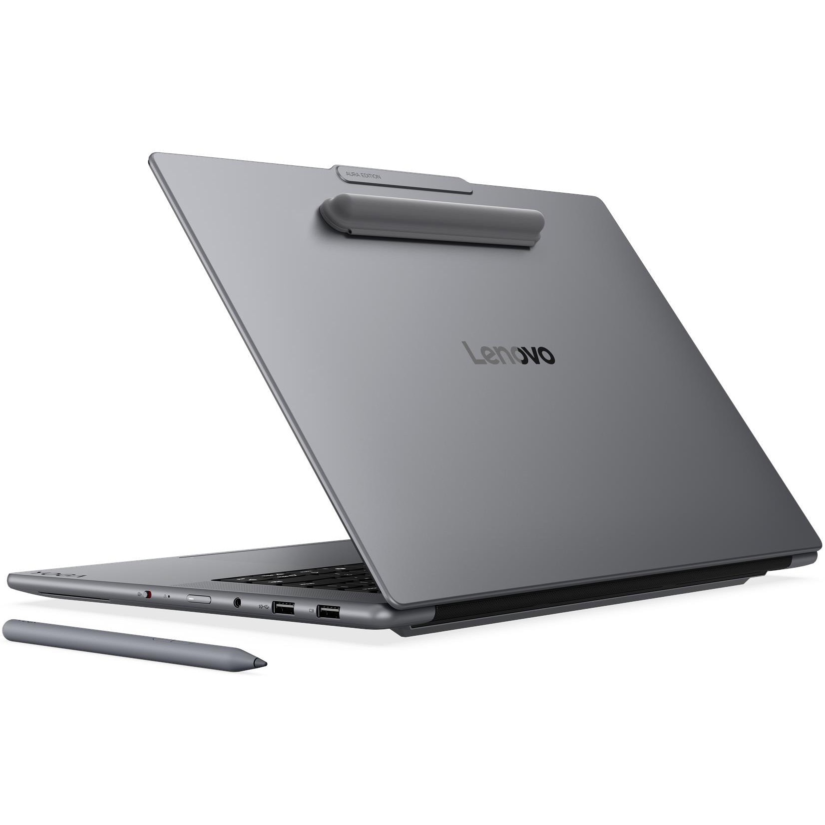 Laptop Lenovo Yoga Pro 7 15IPH11 cu procesor Intel Core™ Ultra 7 356H pana la 4.7GHz, 15.3" 2.5K WQXGA, OLED, 32GB LPDDR5x, 1TB SSD, NVIDIA GeForce RTX™ 5050 8GB GDDR7, Windows 11 Home, Luna Grey, 3Y Premium Care