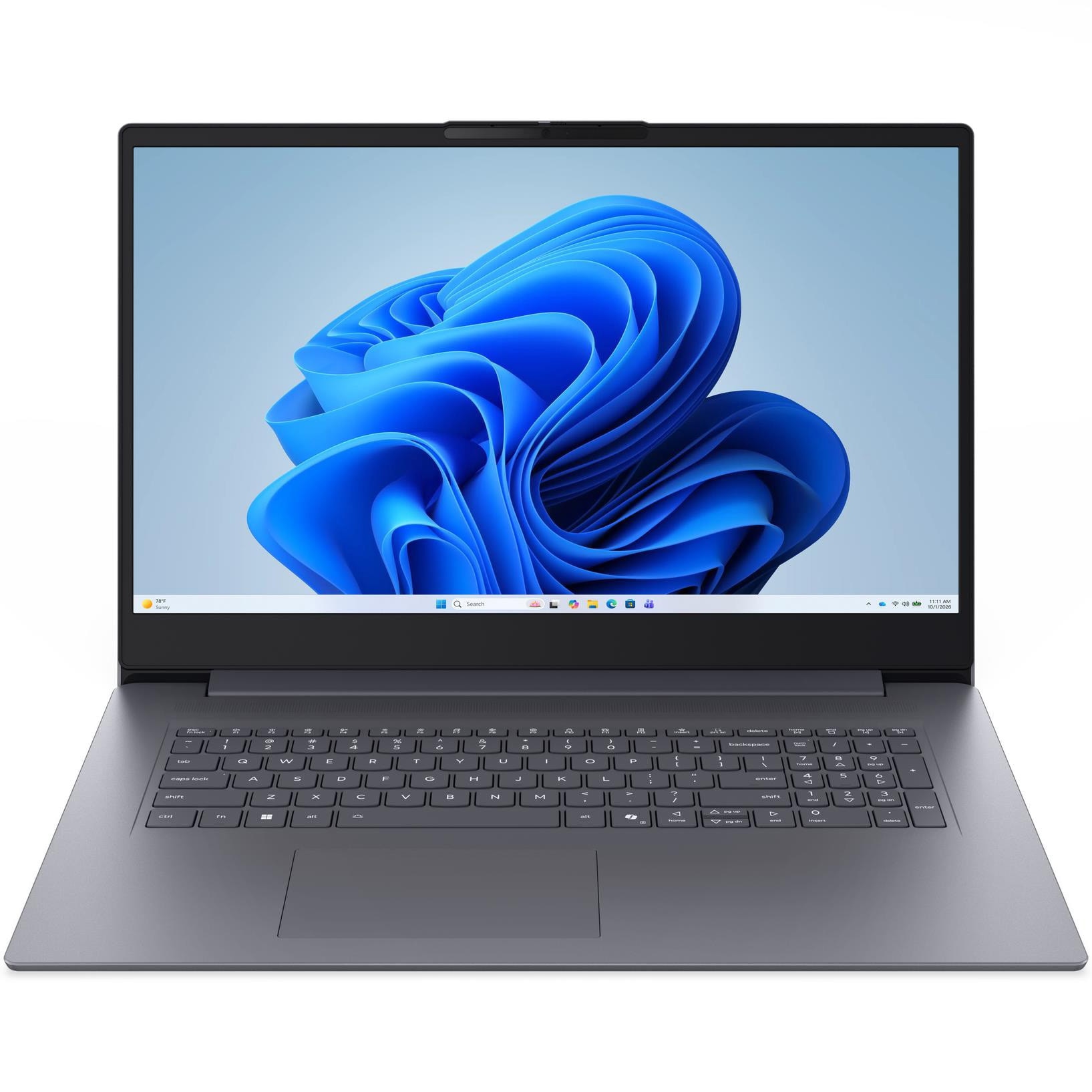 Laptop Lenovo IdeaPad Slim 3 17IWC11 cu procesor Intel Core™ 5 320 pana la 4.6GHz, 17.3" Full HD, IPS, 16GB DDR5, 512GB SSD, Intel® Graphics, No OS, Luna Grey, 3y Courier or Carry-in