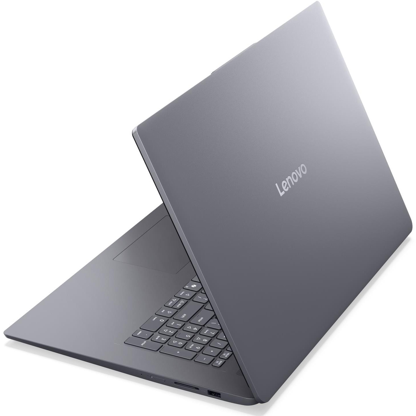 Laptop Lenovo IdeaPad Slim 3 17IWC11 cu procesor Intel Core™ 5 320 pana la 4.6GHz, 17.3" Full HD, IPS, 16GB DDR5, 512GB SSD, Intel® Graphics, No OS, Luna Grey, 3y Courier or Carry-in