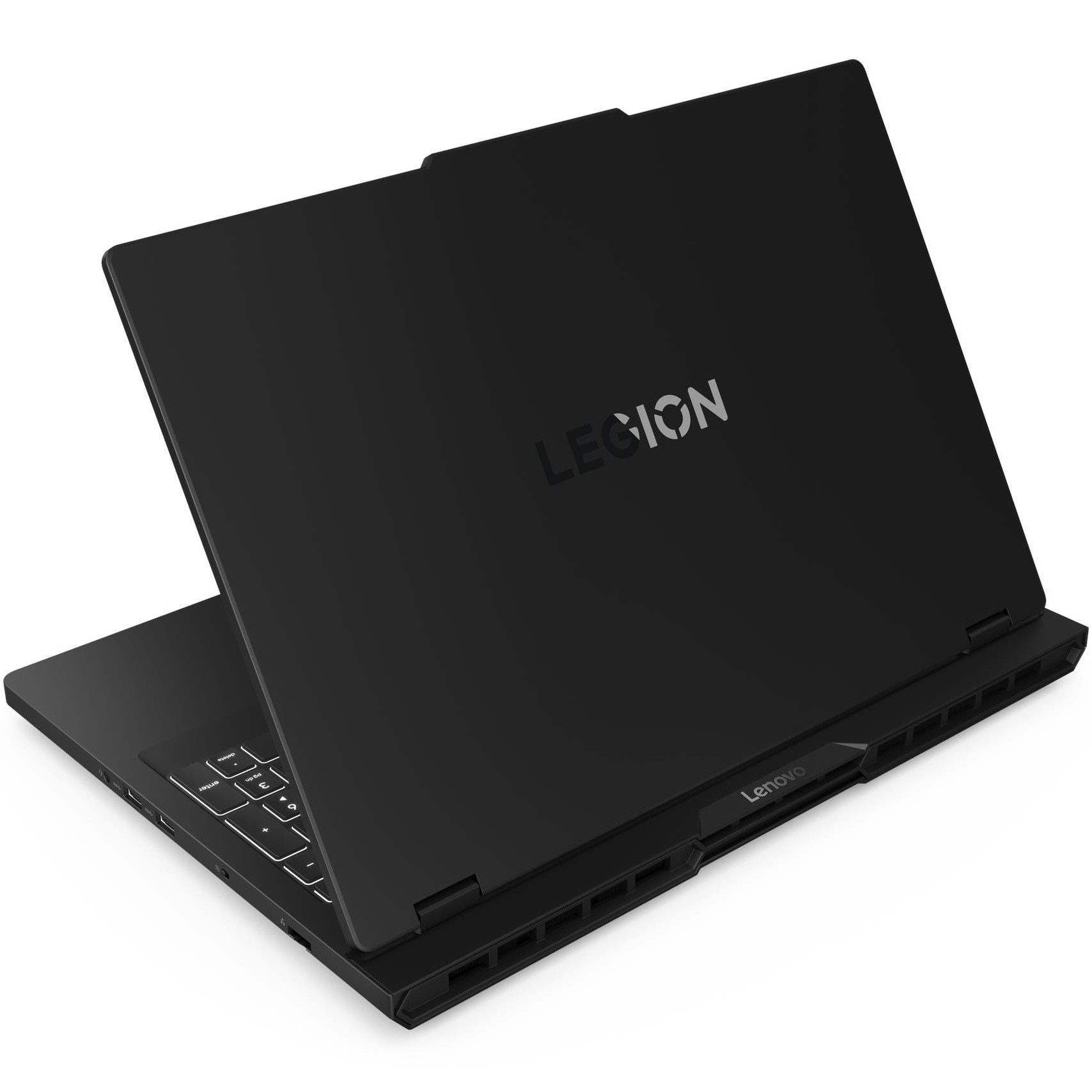 Laptop Gaming Lenovo Legion Pro 5 16ADR10 cu procesor AMD Ryzen™ 7 8745HX pana la 5.1GHz, 16" WQXGA, OLED, 165Hz, 24GB DDR5, 1TB SSD, NVIDIA GeForce RTX™ 5060 8GB GDDR7, No OS, Eclipse Black, 3Y on-site Premium Care