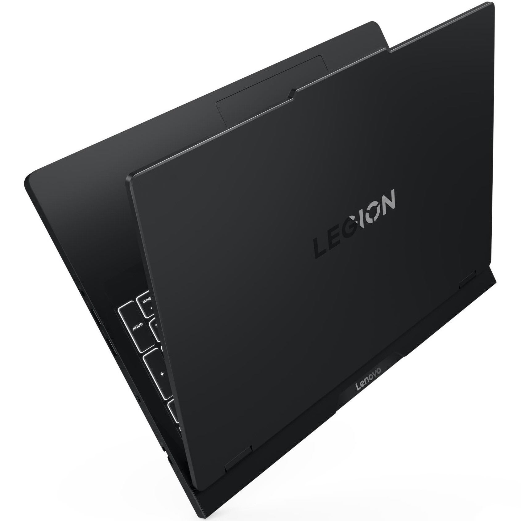 Laptop Gaming Lenovo Legion Pro 5 16ADR10 cu procesor AMD Ryzen™ 7 8745HX pana la 5.1GHz, 16" WQXGA, OLED, 165Hz, 24GB DDR5, 1TB SSD, NVIDIA GeForce RTX™ 5060 8GB GDDR7, No OS, Eclipse Black, 3Y on-site Premium Care