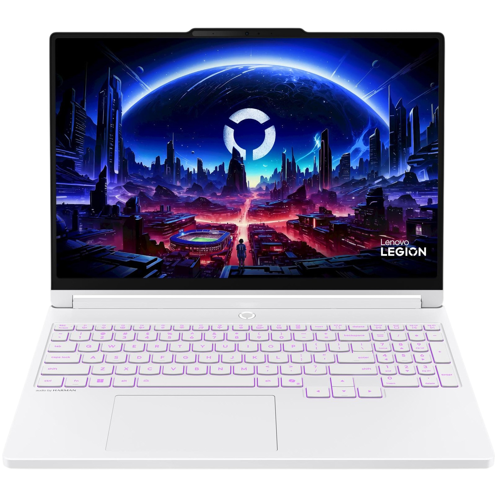 Laptop Gaming Lenovo Legion 5 15IAX11 cu procesor Intel Core™ Ultra 9 290HX Plus pana la 5.5GHz, 15.3" WQXGA, OLED, 165Hz, 32GB DDR5, 1TB SSD, NVIDIA GeForce RTX™ 5070 12GB GDDR7, No OS, Glacier White, 3Y on-site Premium Care