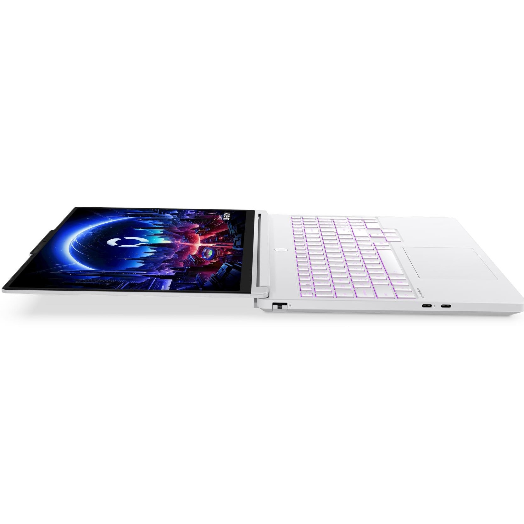 Laptop Gaming Lenovo Legion 5 15IAX11 cu procesor Intel Core™ Ultra 9 290HX Plus pana la 5.5GHz, 15.3" WQXGA, OLED, 165Hz, 32GB DDR5, 1TB SSD, NVIDIA GeForce RTX™ 5070 12GB GDDR7, No OS, Glacier White, 3Y on-site Premium Care