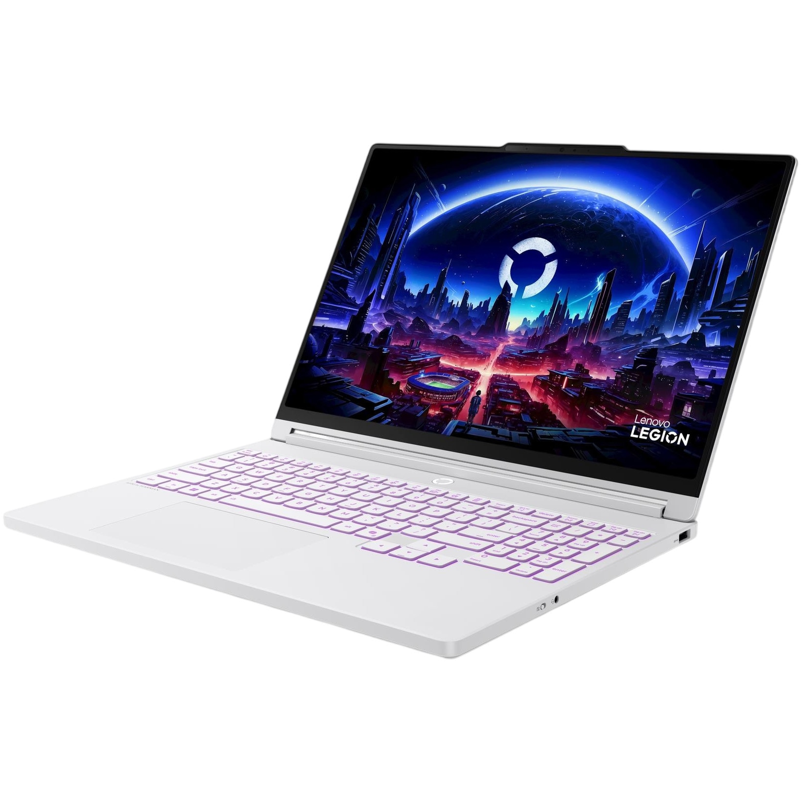 Laptop Gaming Lenovo Legion 5 15IAX11 cu procesor Intel Core™ Ultra 9 290HX Plus pana la 5.5GHz, 15.3" WQXGA, OLED, 165Hz, 32GB DDR5, 1TB SSD, NVIDIA GeForce RTX™ 5070 12GB GDDR7, No OS, Glacier White, 3Y on-site Premium Care