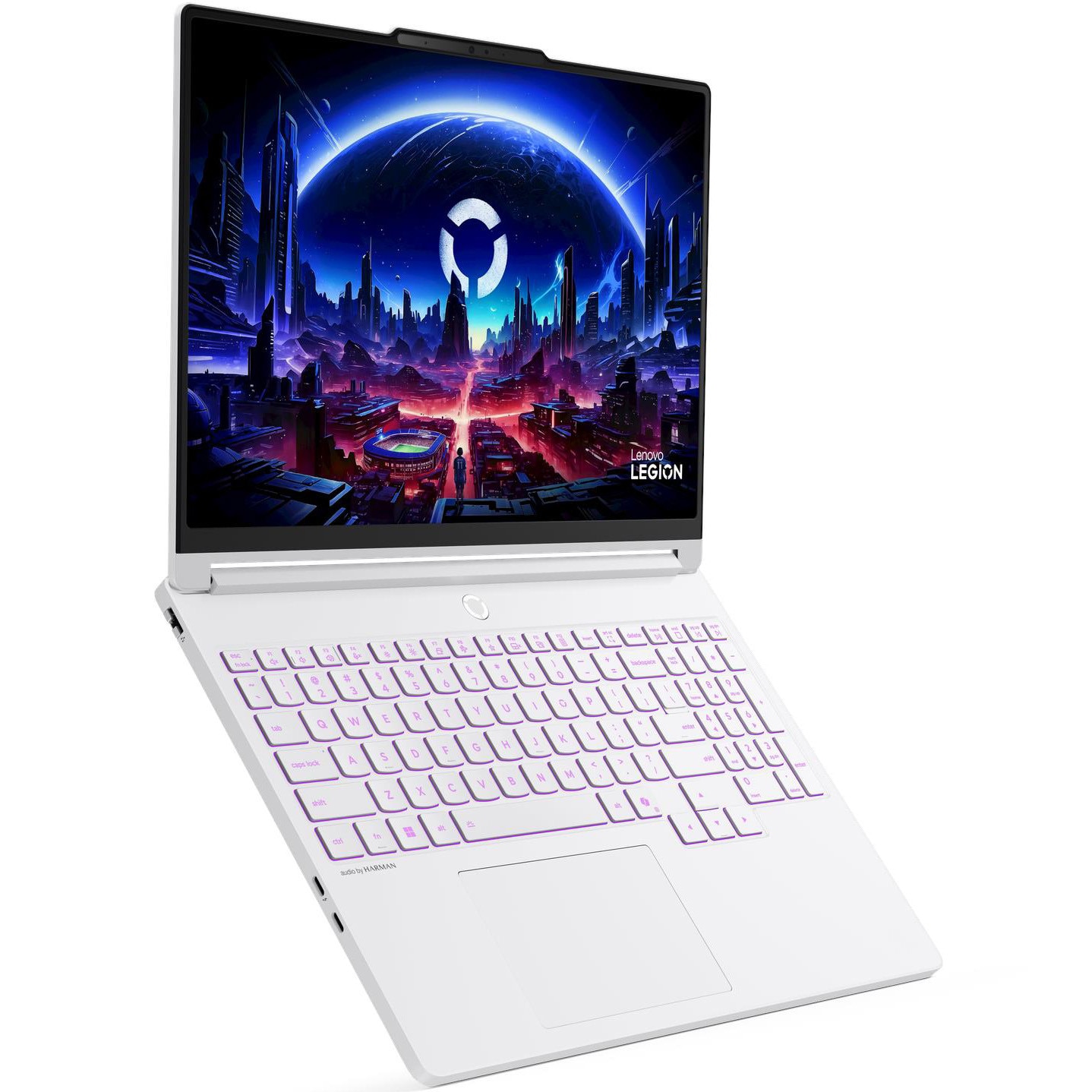 Laptop Gaming Lenovo Legion 5 15IAX11 cu procesor Intel Core™ Ultra 9 290HX Plus pana la 5.5GHz, 15.3" WQXGA, OLED, 165Hz, 32GB DDR5, 1TB SSD, NVIDIA GeForce RTX™ 5070 12GB GDDR7, No OS, Glacier White, 3Y on-site Premium Care