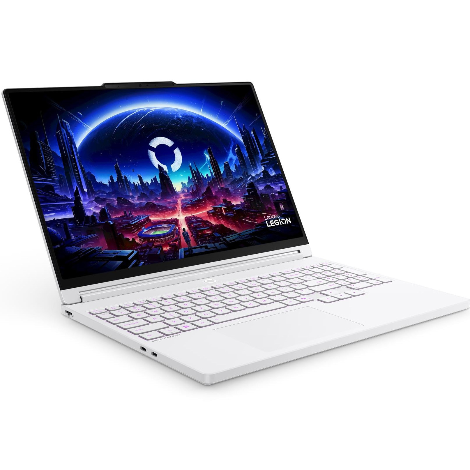 Laptop Gaming Lenovo Legion 5 15IAX11 cu procesor Intel Core™ Ultra 9 290HX Plus pana la 5.5GHz, 15.3" WQXGA, OLED, 165Hz, 32GB DDR5, 1TB SSD, NVIDIA GeForce RTX™ 5070 12GB GDDR7, No OS, Glacier White, 3Y on-site Premium Care