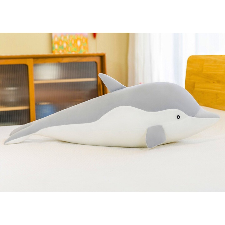 Plüss Szürke Delfin Kabala 70 cm