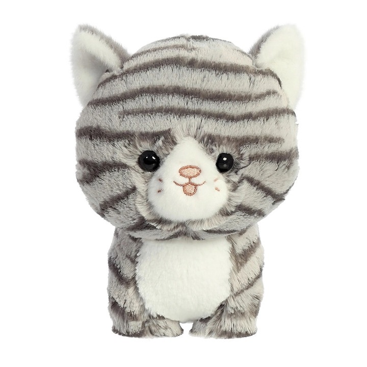Teddy Pets - Plüss Játék / Ölelőjáték Macska Szürke Cirmos 17 cm