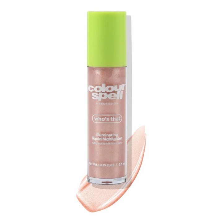 Iluminator lichid, cu efect stralucitor, Who's That, Colour Spell by Profusion, 5.5 ml