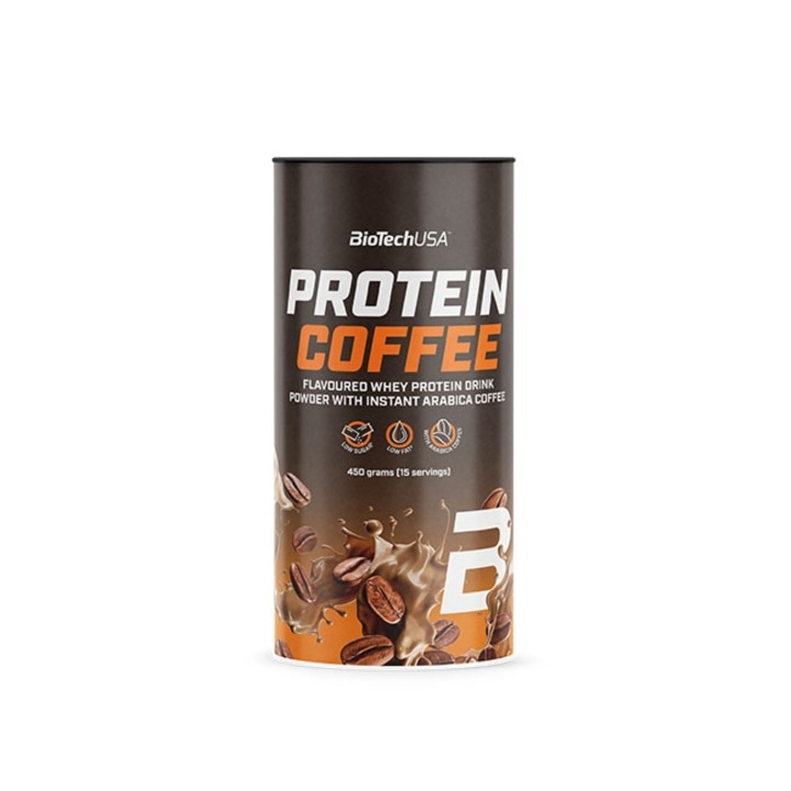 Proteina, Biotech Usa, Protein Coffe, Kávé, 450 gr