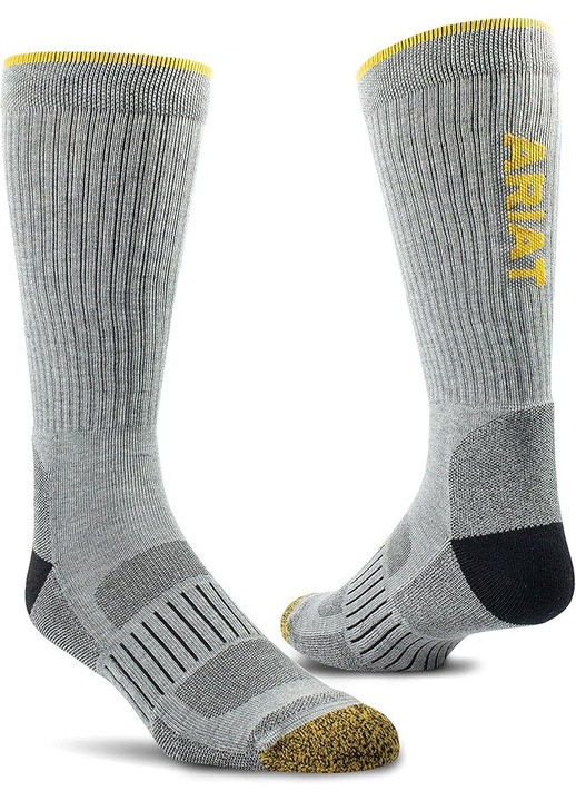 Ariat Work Tek Series Високоефективни премиум работни и спортни чорапи, размер L (41.5-46)
