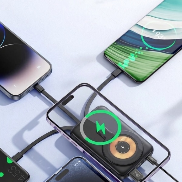 スマホアクセサリー Power bank Power bank, baterie externa, magnetica, wireless, 10.000 mAh, 4